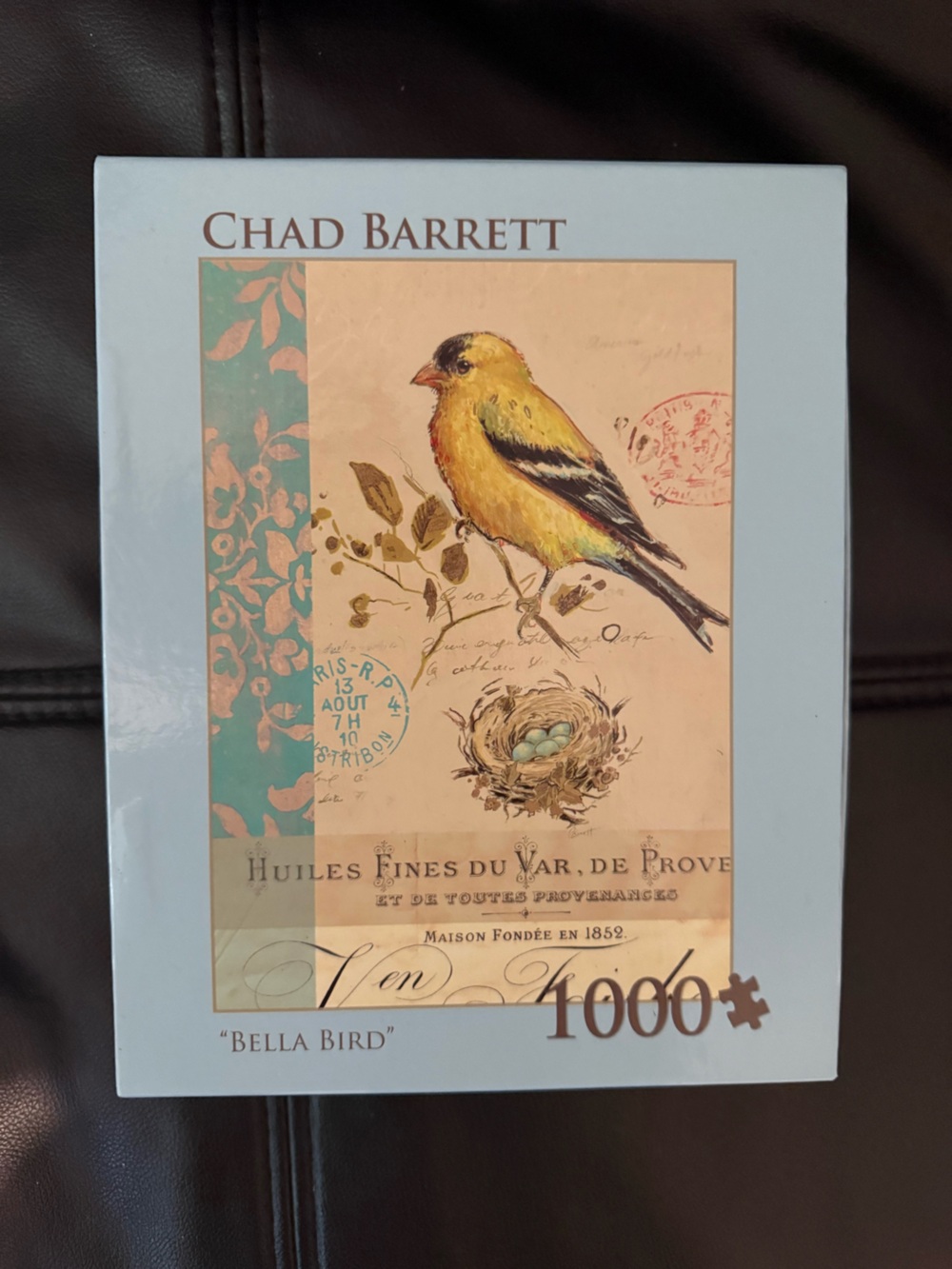 Chad Barrett “Bella Bird” 1000 Piece Jigsaw Puzzle Andrews + Blaine 2011 Vintage